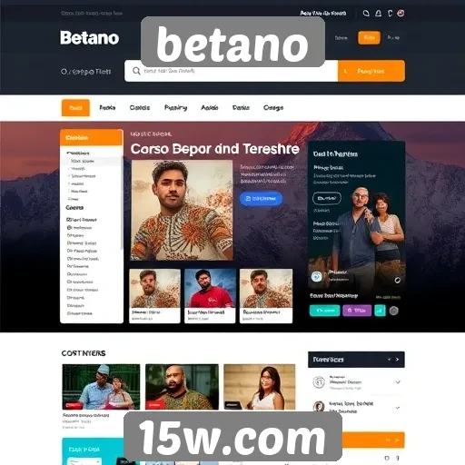 Análise da interface do site de apostas Betano