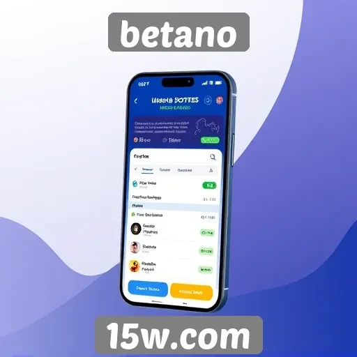 Explorando a interface de usuário do Betano