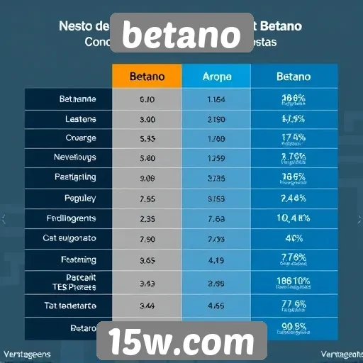 Comparativo entre Betano e concorrentes no mercado