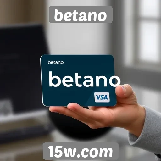 Operações de pagamento no site Betano