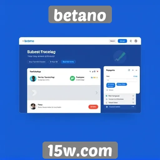 Evolução da interface do usuário no Betano