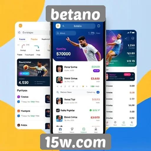 Interface do usuário e usabilidade no Betano